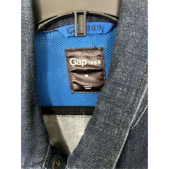 Gap 1969 dark indigo denim Jacket size medium. - Picture 4 of 6